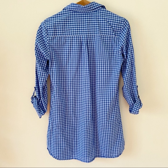 4/$25 Victoria’s Secret Gingham Button Up Top - Picture 5 of 6